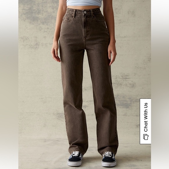 Pacsun 90s boyfriend Jean in brown - Picture 1 of 6